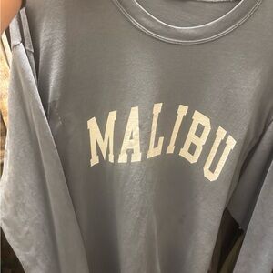 Blue Malibu Graphic long sleeve